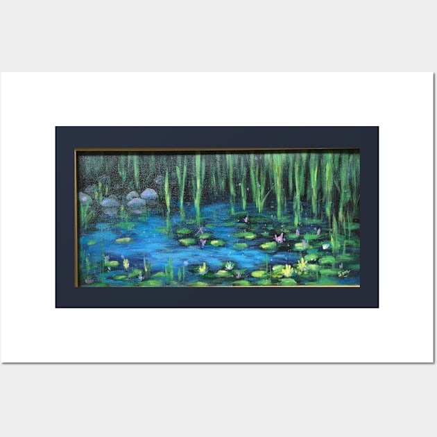 Lilly Pads at Dawn Wall Art by artdesrapides